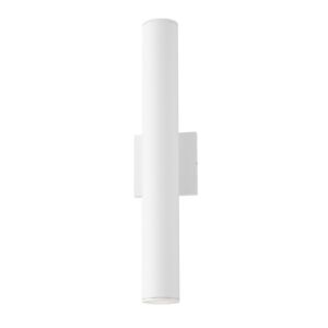 Calibro LED Outdoor Wall Sconce in White by Maxim