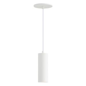 Calibro LED Outdoor Pendant in White by Maxim