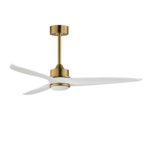 Woodwind 52"Ceiling Fan in Natural Aged Brass by Maxim