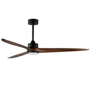 Woodwind 80"Ceiling Fan in Black by Maxim