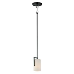 Dart One Light Pendant in Black by Maxim