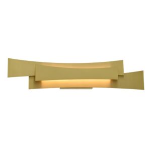 Candora LED Vanity Light in Brass by CWI Lighting