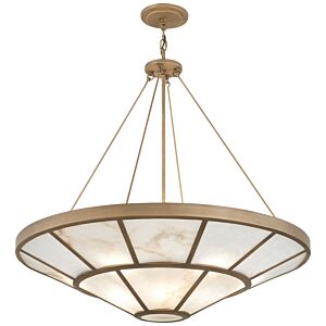 Istria 12 Light Pendant in Ashen Gold by Metropolitan