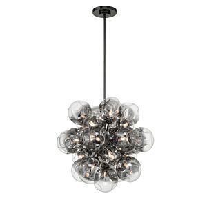 Neveh 25 Light Pendant in Gun Metal by Metropolitan