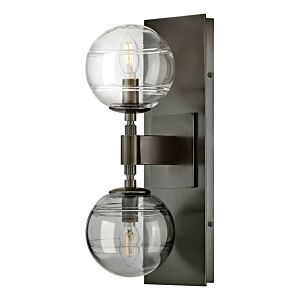 Oberon LED Wall Sconce in Black Oxide by Fredrick Ramond