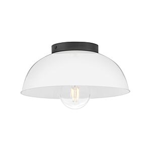 Stu LED Flush Mount in Black by Lark