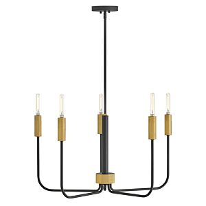 Austen LED Chandelier in Black by Lark