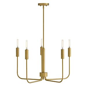 Austen LED Chandelier in Lacquered Brass by Lark