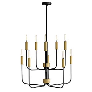 Austen LED Chandelier in Black by Lark