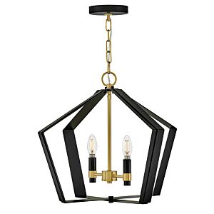 Sammi LED Pendant in Black by Lark