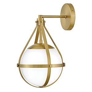 Colby LED Wall Sconce in Lacquered Brass by Lark