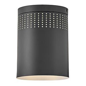 Casey LED Flush Mount in Black by Lark