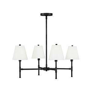 Beale LED Chandelier in Black by Lark