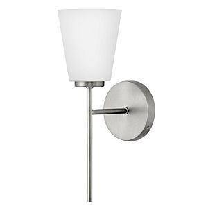 Bri LED Bathroom Vanity Light in Brushed Nickel by Lark