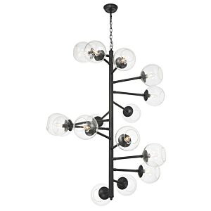 Millikan 15 Light Pendant in Coal Black by MinkaLavery