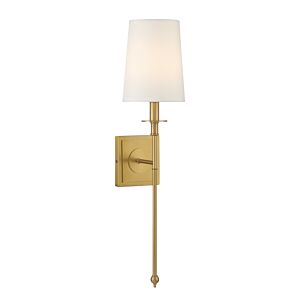 Calera One Light Wall Sconce in Signature Brass by MinkaLavery