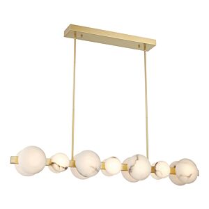 Zill LED Island Chandelier in Lily Gold by MinkaLavery