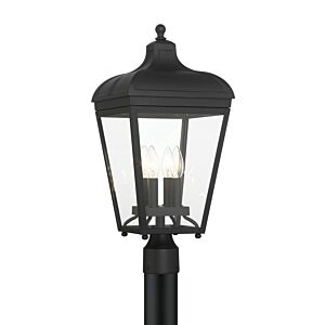 Marquee Four Light Outdoor Post Lantern in Sand Coal by MinkaLavery