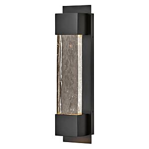 Rune LED Outdoor Wall Mount in Black by Hinkley