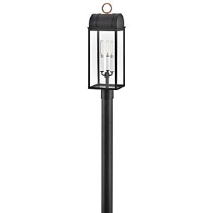 Campbell LED Post Lantern in Black by Hinkley