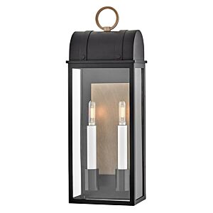 Campbell LED Outdoor Wall Mount in Black by Hinkley