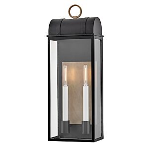 Campbell LED Outdoor Wall Mount in Black by Hinkley