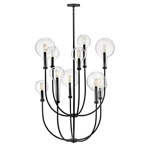 Alchemy LED Chandelier in Black by Hinkley