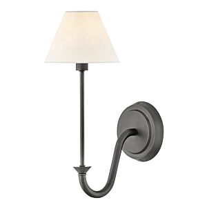 Greta LED Wall Sconce in Blackened Brass by Hinkley