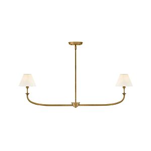 Greta LED Linear in Heritage Brass by Hinkley