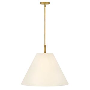 Greta LED Pendant in Heritage Brass by Hinkley