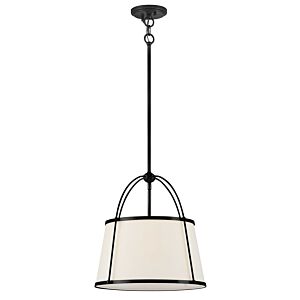 Clarke LED Pendant in Black by Hinkley