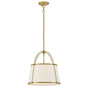 Clarke LED Pendant in Lacquered Dark Brass by Hinkley