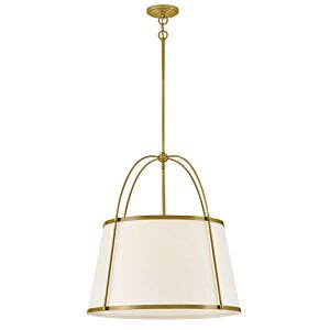 Clarke LED Chandelier in Lacquered Dark Brass by Hinkley