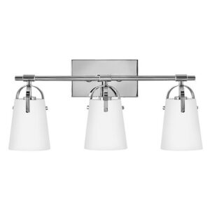 Foster LED Bathroom Vanity Light in Chrome by Hinkley