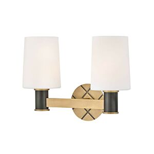 Declan LED Bathroom Vanity Light in Heritage Brass by Hinkley