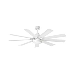 Turbine 60"Ceiling Fan in Chalk White by Hinkley