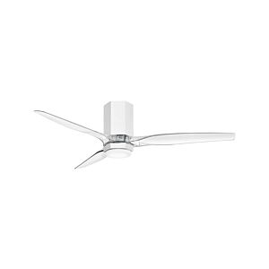 Facet 52"Ceiling Fan in Matte White by Hinkley