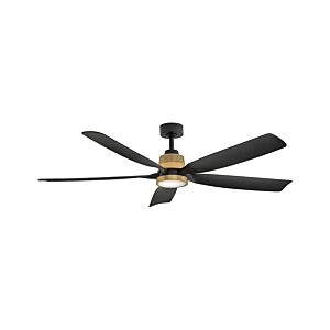 Bodin 64"Ceiling Fan in Heritage Brass by Hinkley