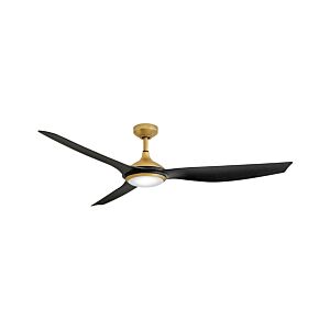 Talan 64"Ceiling Fan in Heritage Brass by Hinkley