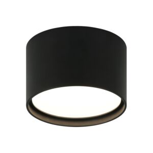 Caravon LED Ceiling Mount in Matte Black by Matteo Lighting