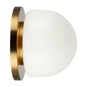 Pizzazz LED Wall Sconce in Aged Gold Brass by Matteo Lighting