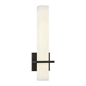 Rindlen 1-Light LED Wall Sconce in Matte Black