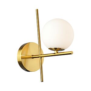 Modena  Wall Sconce in Plated Brushed Brass by Artcraft