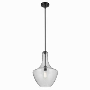 Everly  Pendant in Black by Kichler