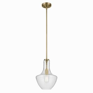 Everly  Pendant in Brushed Natural Brass by Kichler