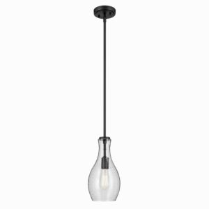 Everly  Pendant in Black by Kichler