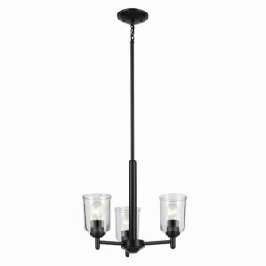 Shailene  Mini Chandelier in Black by Kichler