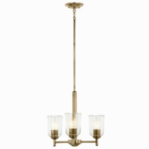 Shailene  Mini Chandelier in Natural Brass by Kichler