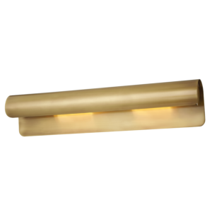 Accord Two Light Wall Sconce in Aged Brass by Hudson Valley