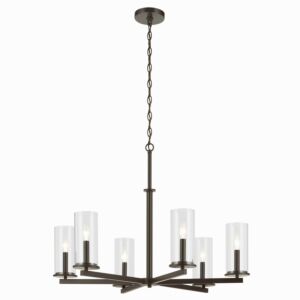 Crosby  Chandelier in Olde Bronze by Kichler